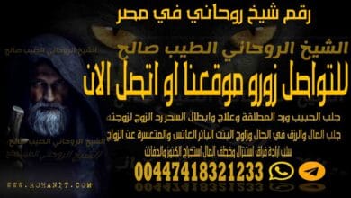 رقم شيخ روحاني في مصر