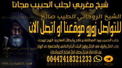 شيخ مغربي لجلب الحبيب مجانا
