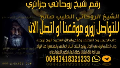 رقم شيخ روحاني جزائري