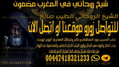 شيخ روحاني في المغرب مضمون