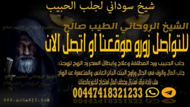 شيخ سوداني لجلب الحبيب